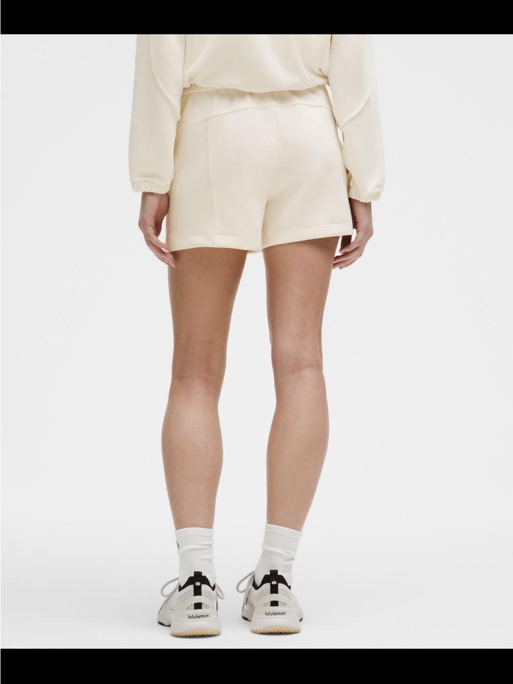 lululemon athletica Cream Athletic Shorts